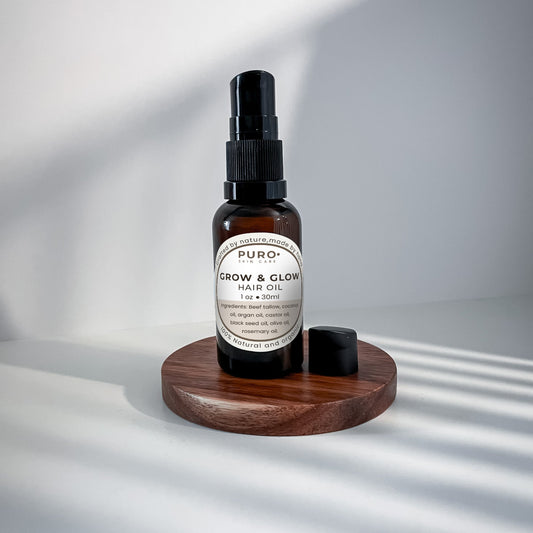 Aceite para restauración, brillo y crecimiento del pelo  - Puro Skin Care